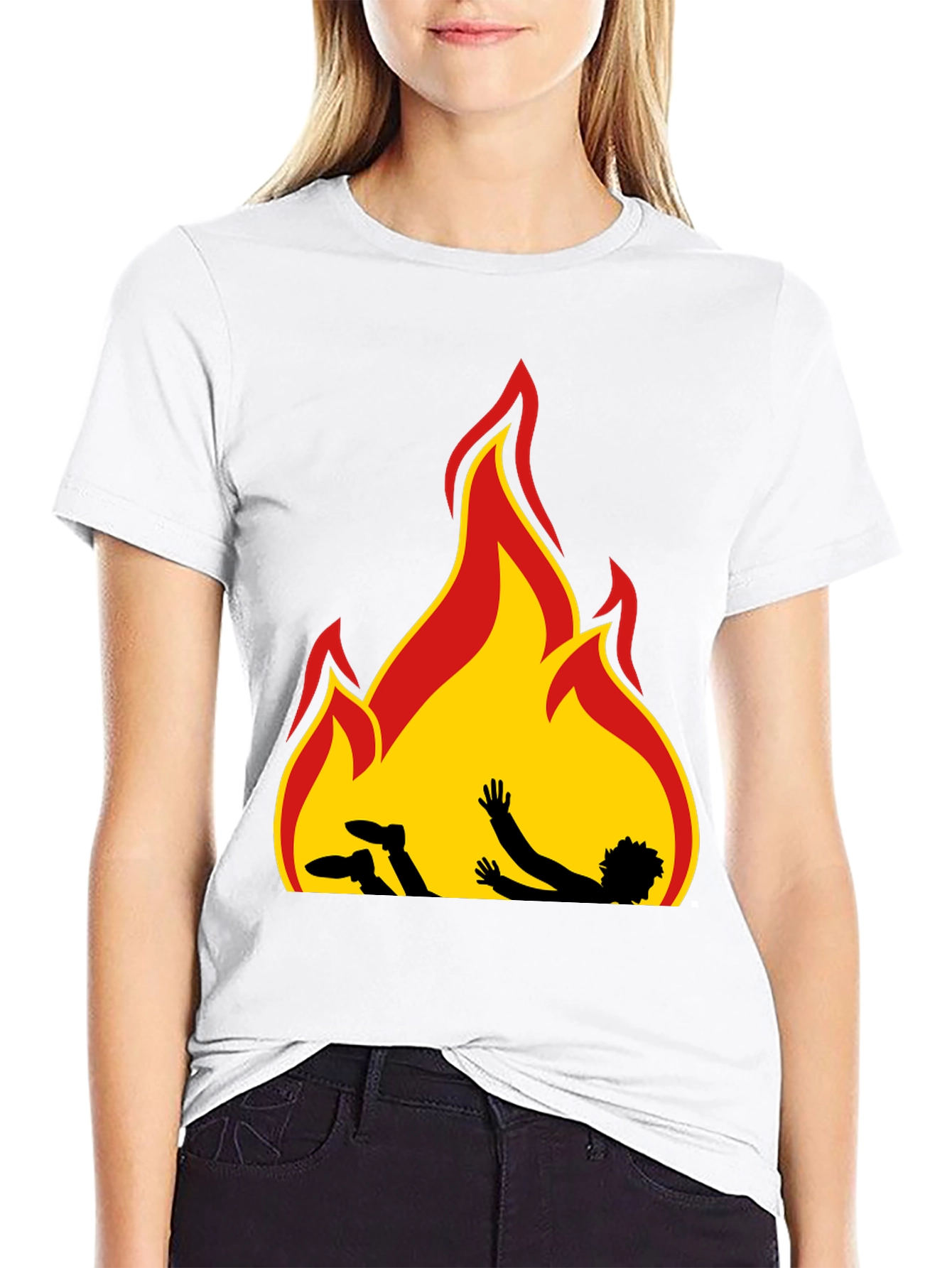 Burning Man T-Shirt Graphic Tee Novelty