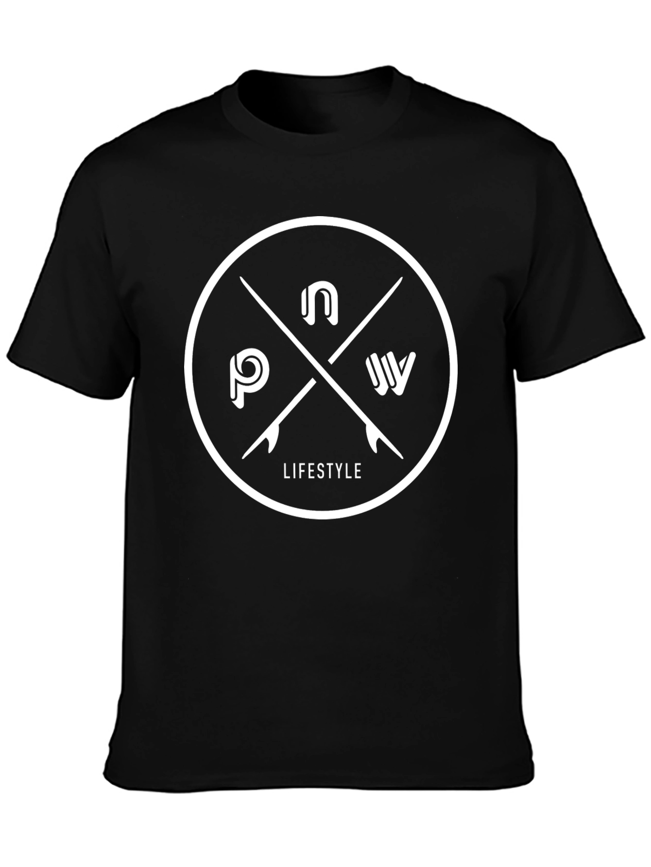Black Graphic Tee - PNW Lifestyle Design