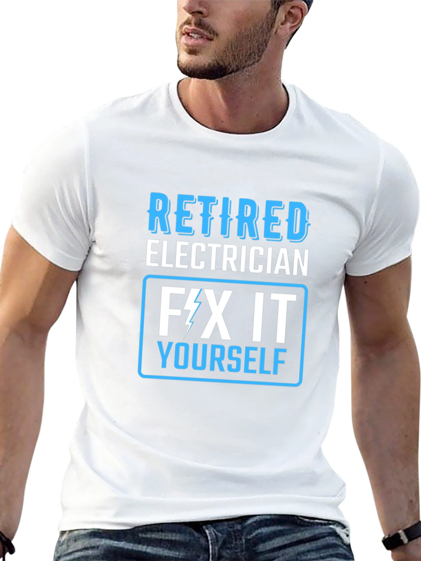 Retired Electrician Humor T-Shirt
