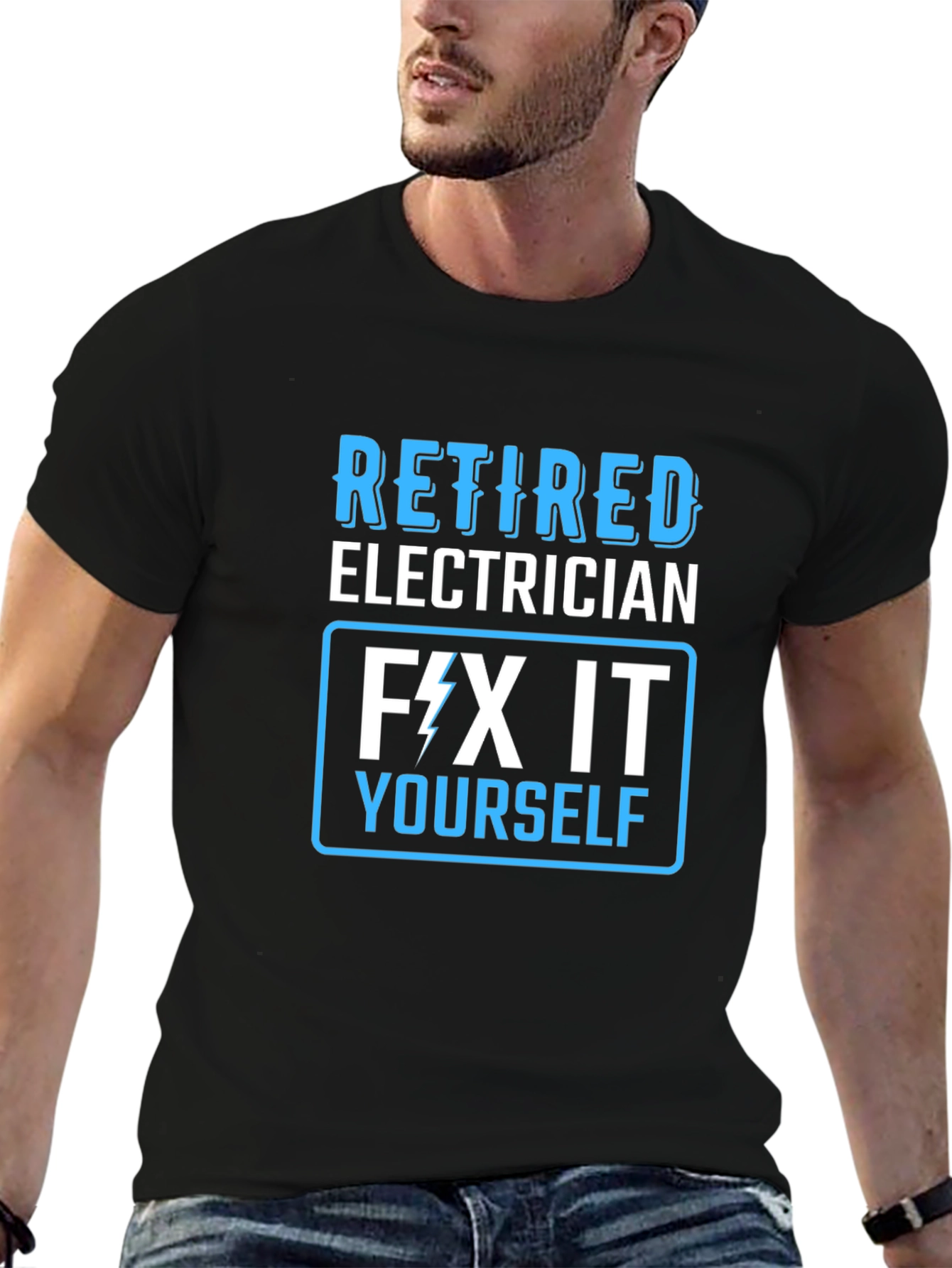 Retired Electrician Humor T-Shirt