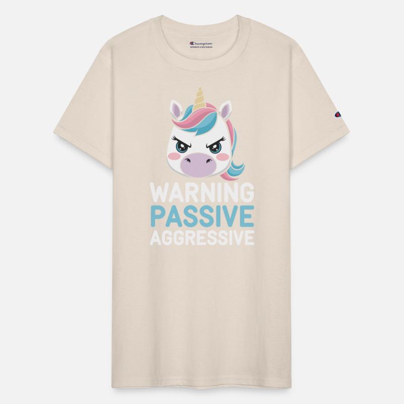 Warning Passive Aggressive Unicorn Humor