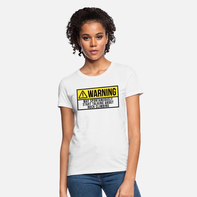 Warning Sports Rock Climbing Climber Climb