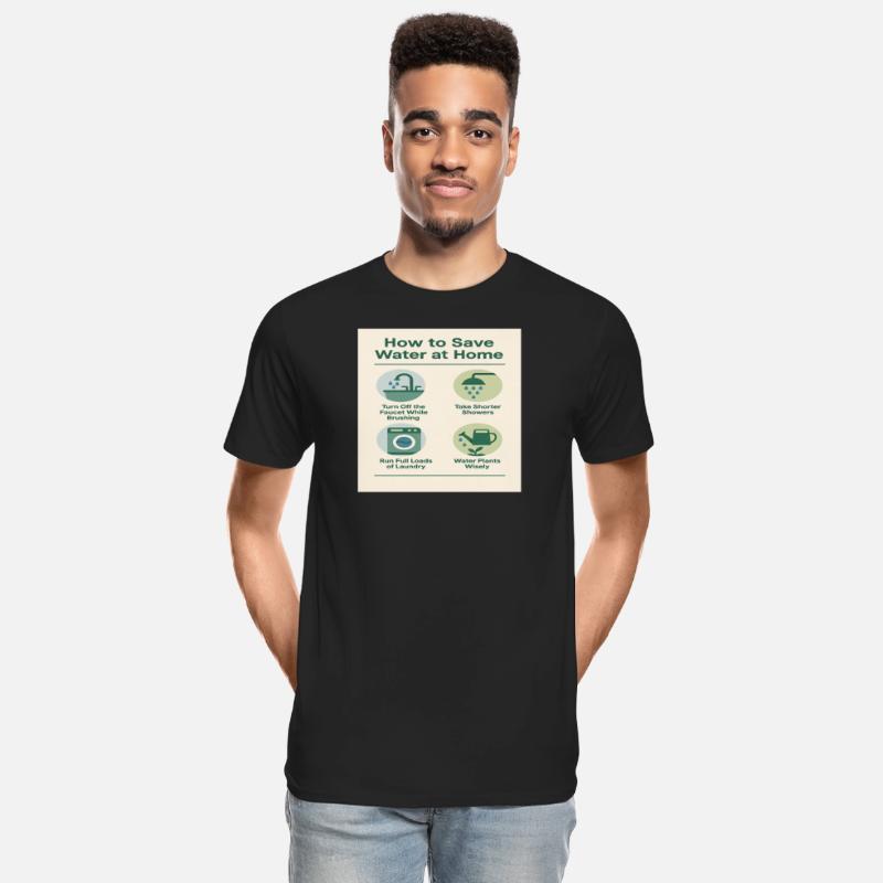 Water Conservation Tips Illustration