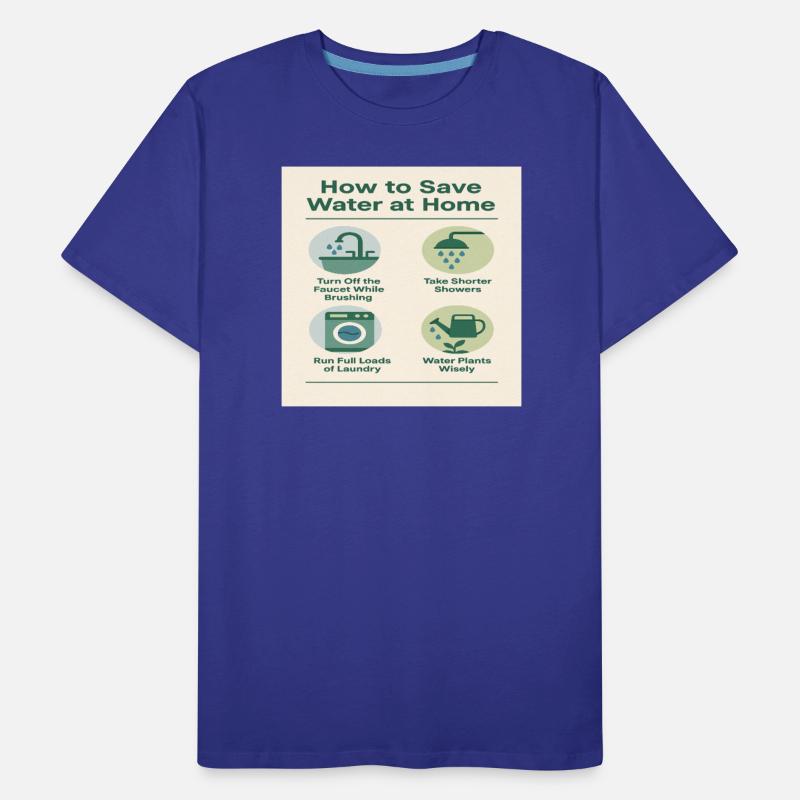 Water Conservation Tips Illustration