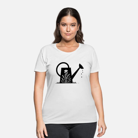 Watering can garden gardening art path5