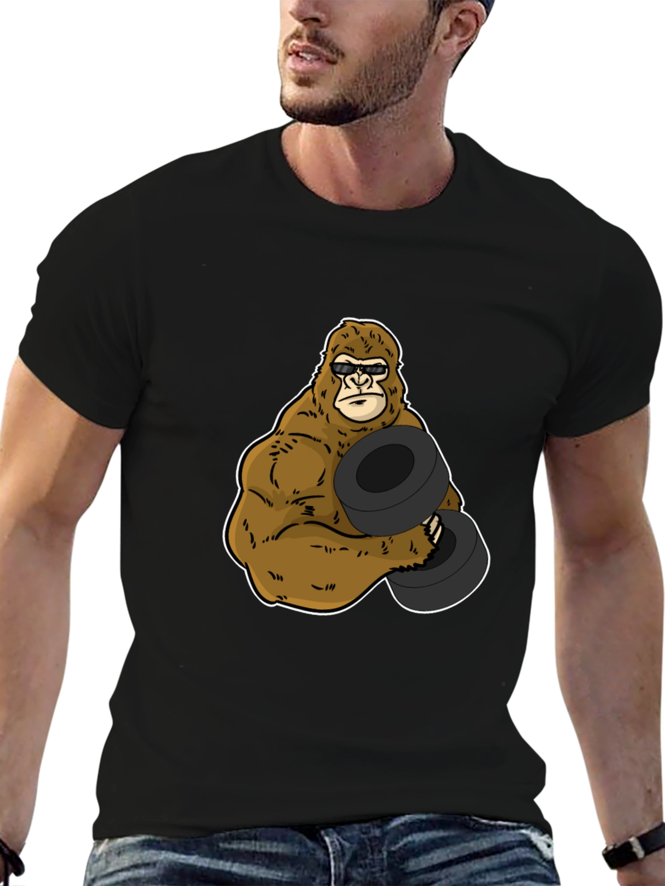 Gorilla Workout T-Shirt - Funny Gym Tee