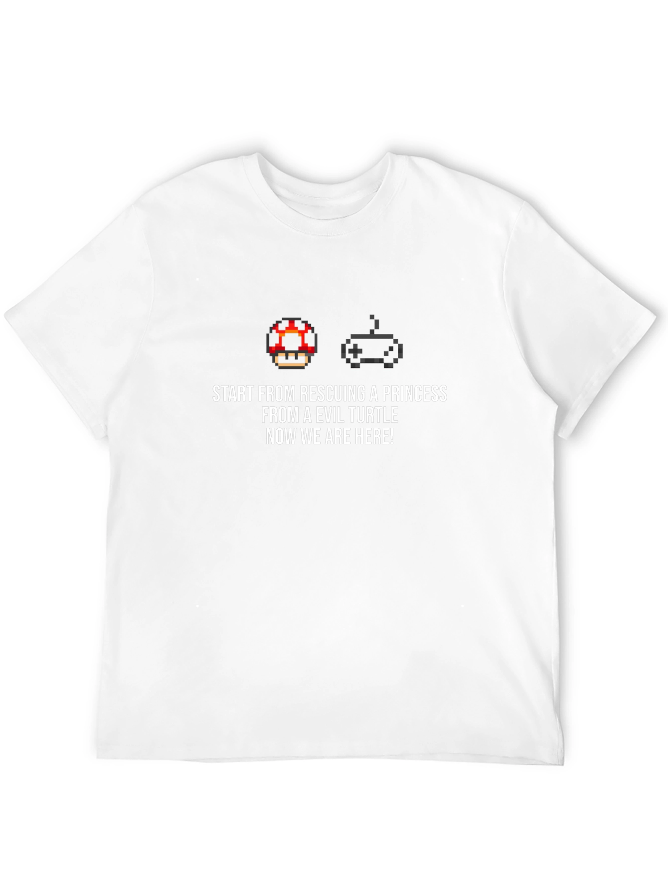Retro Gamer Tee - Rescue a Princess T-Shirt