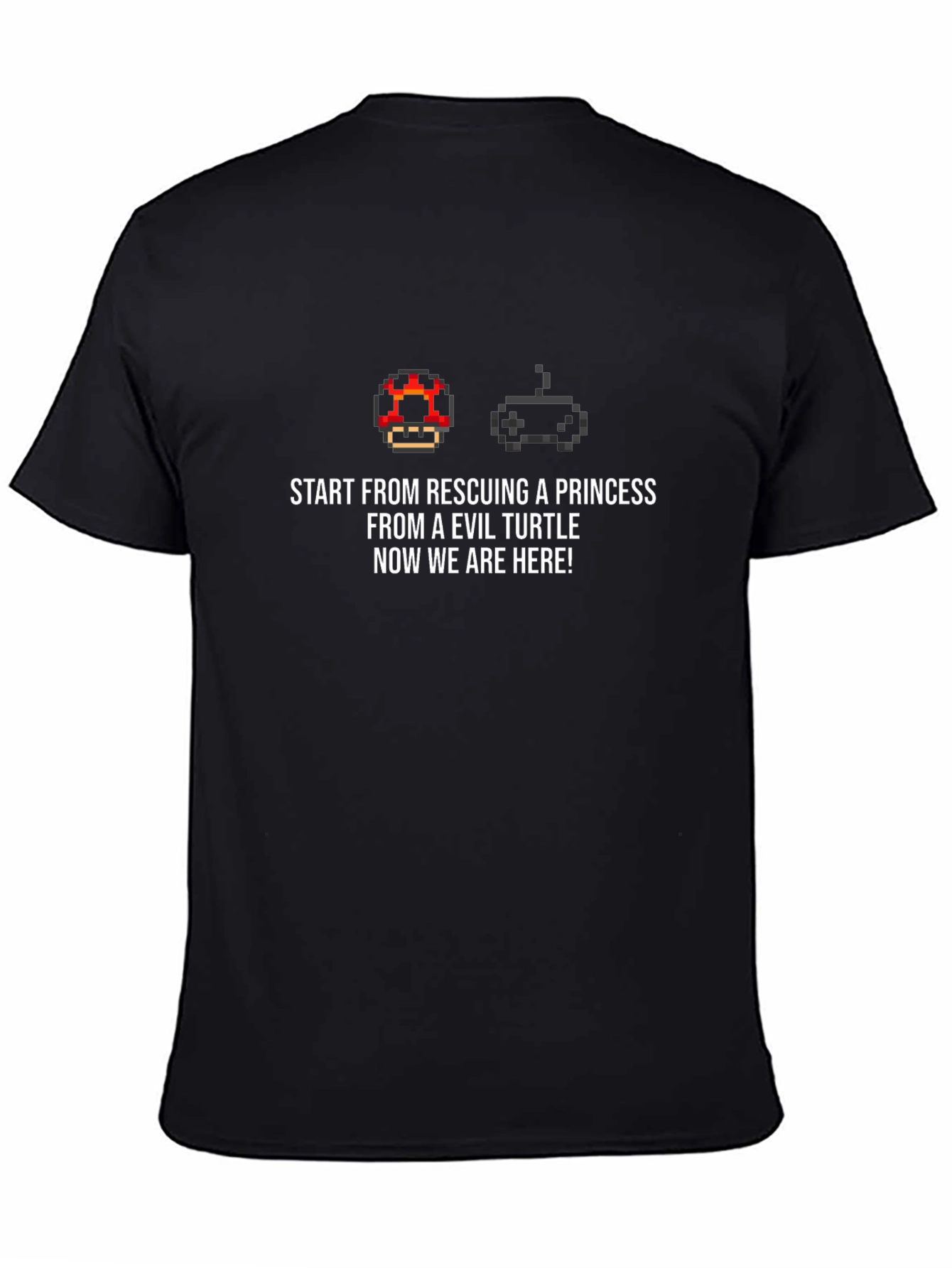 Retro Gamer Tee - Rescue a Princess T-Shirt