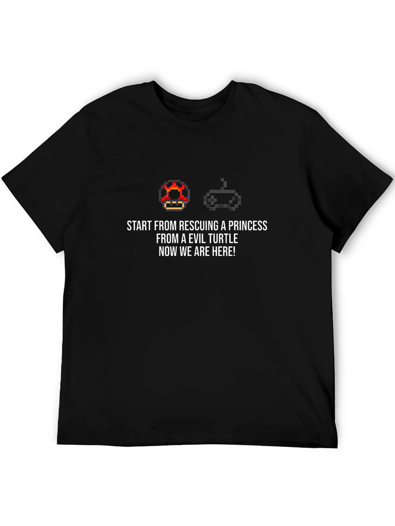 Retro Gamer Tee - Rescue a Princess T-Shirt