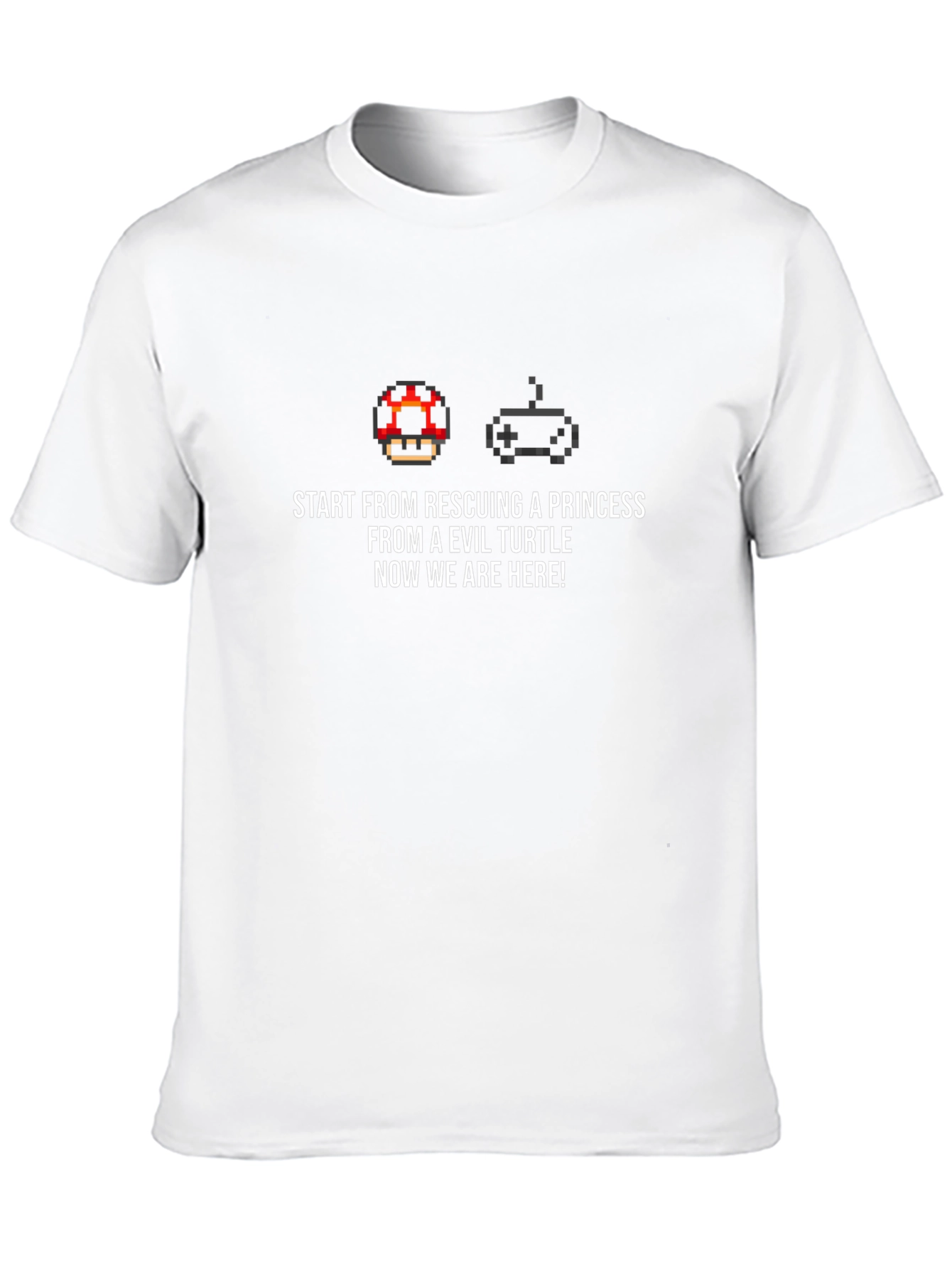 Retro Gamer Tee - Rescue a Princess T-Shirt