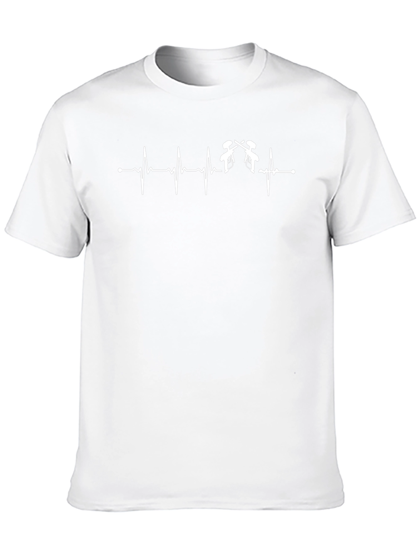 Paintball Heartbeat T-Shirt - Black Graphic Tee
