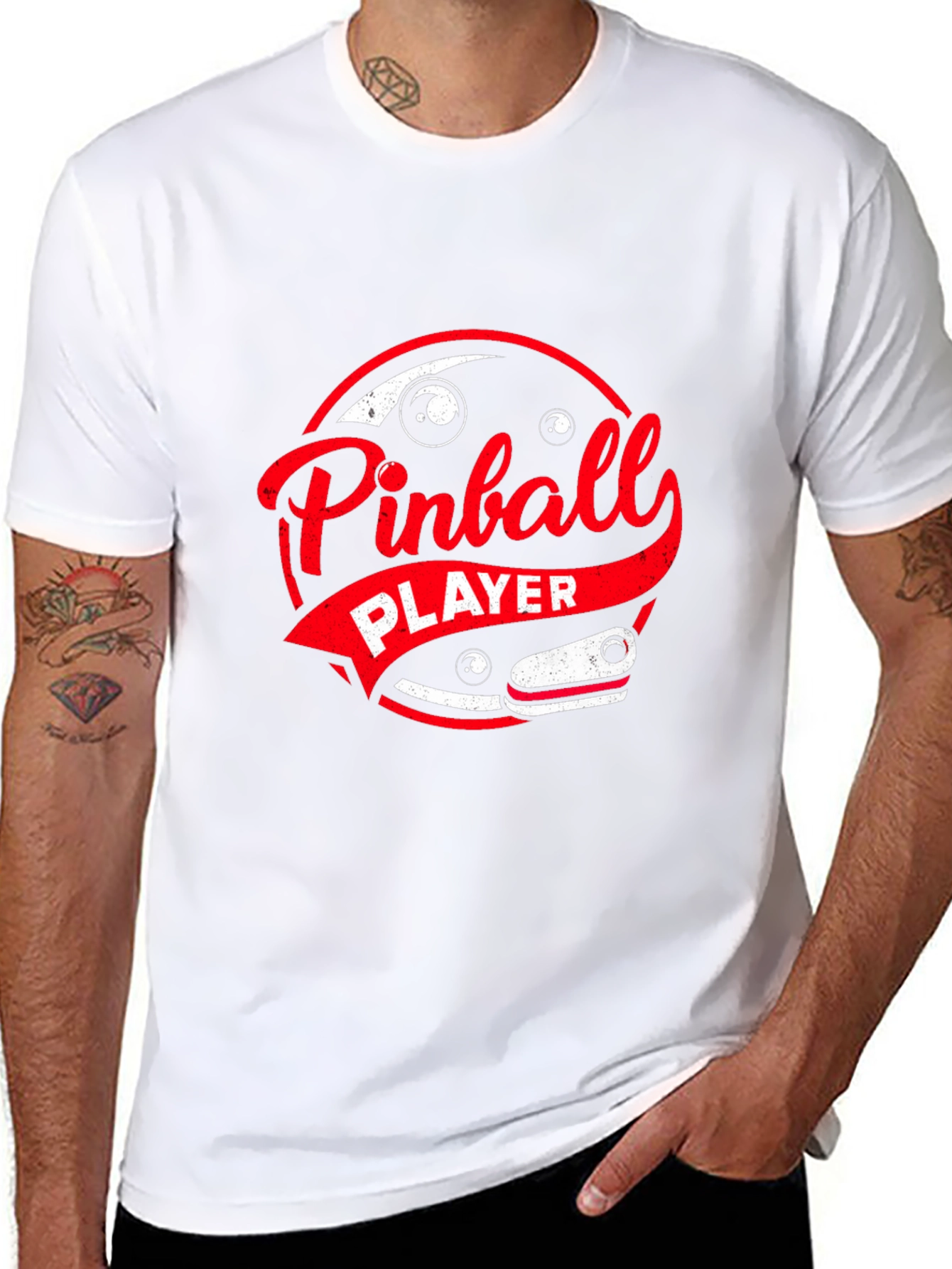 Pinball Player Graphic Tee