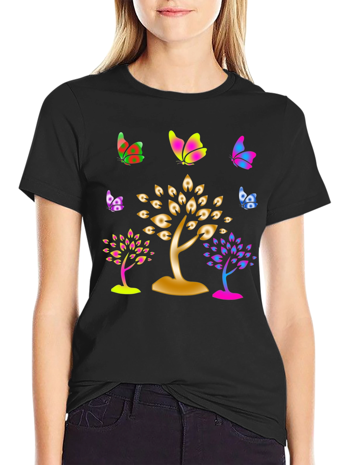 Butterfly & Tree Graphic Tee