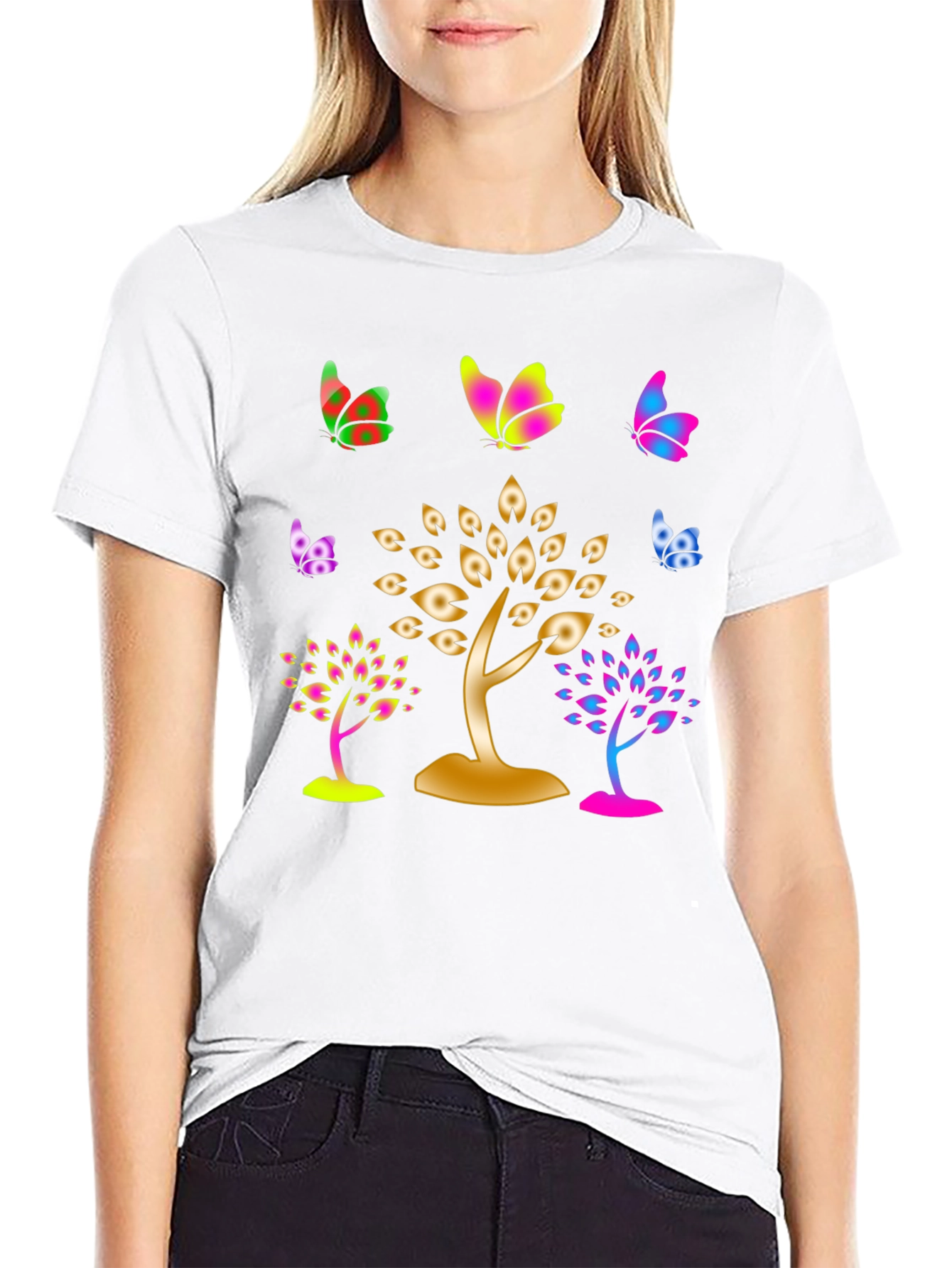 Butterfly & Tree Graphic Tee