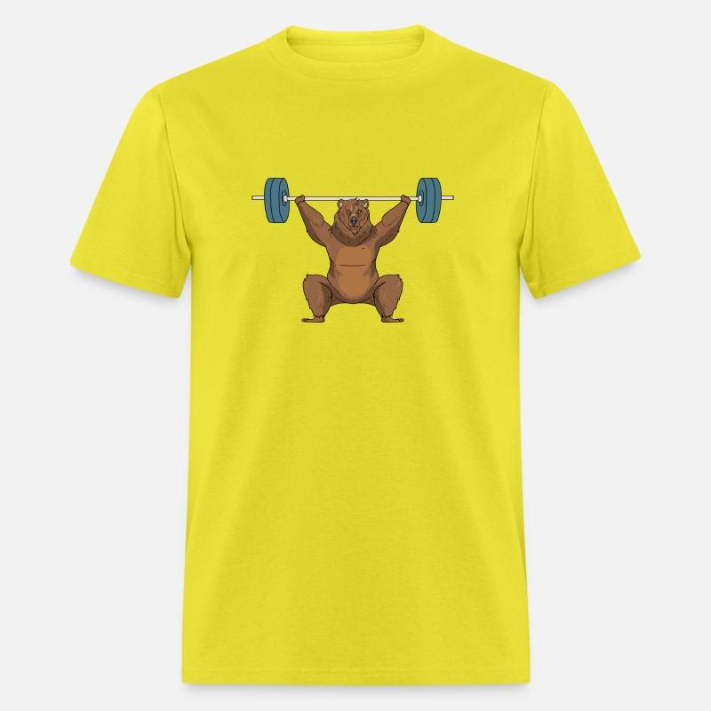 Weightlifting Brown Bear