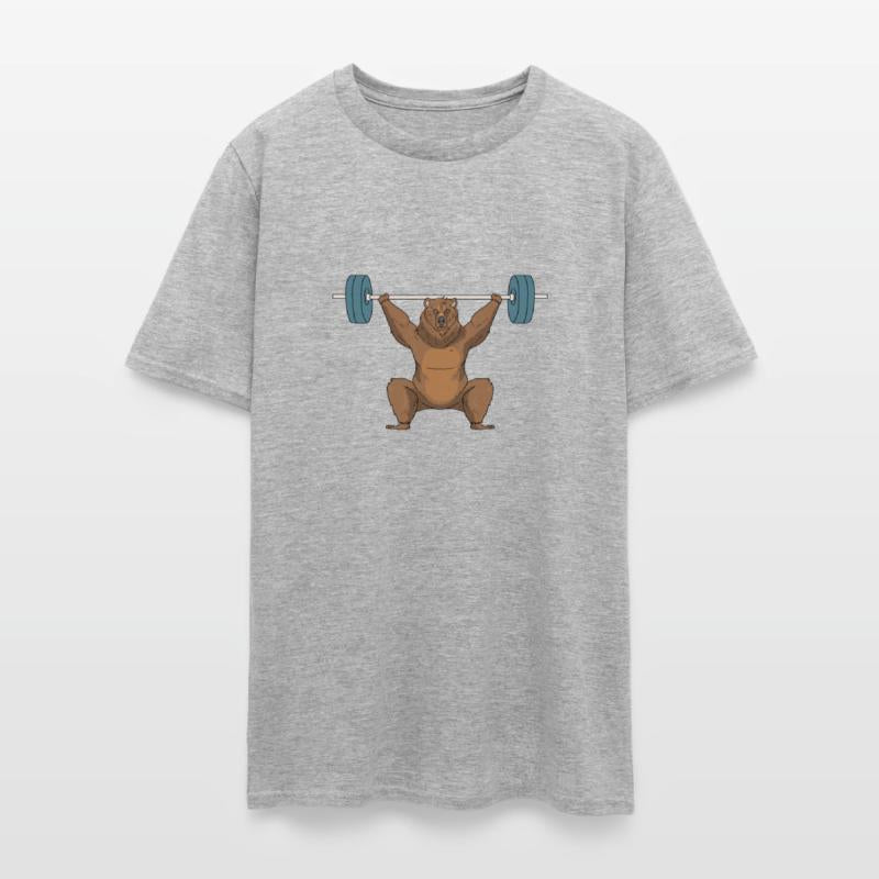 Weightlifting Brown Bear