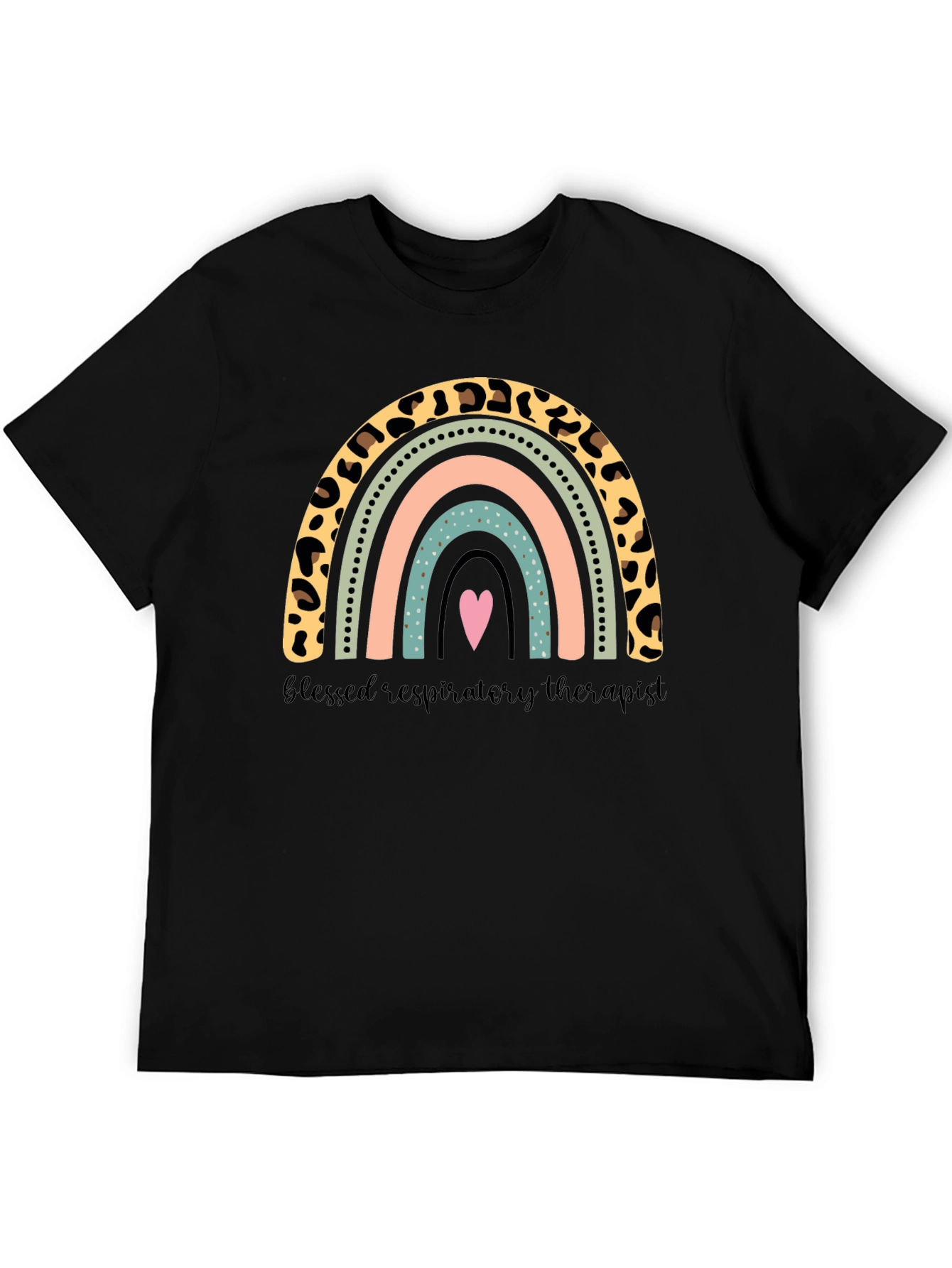 Blessed Respiratory Therapist Rainbow T-Shirt