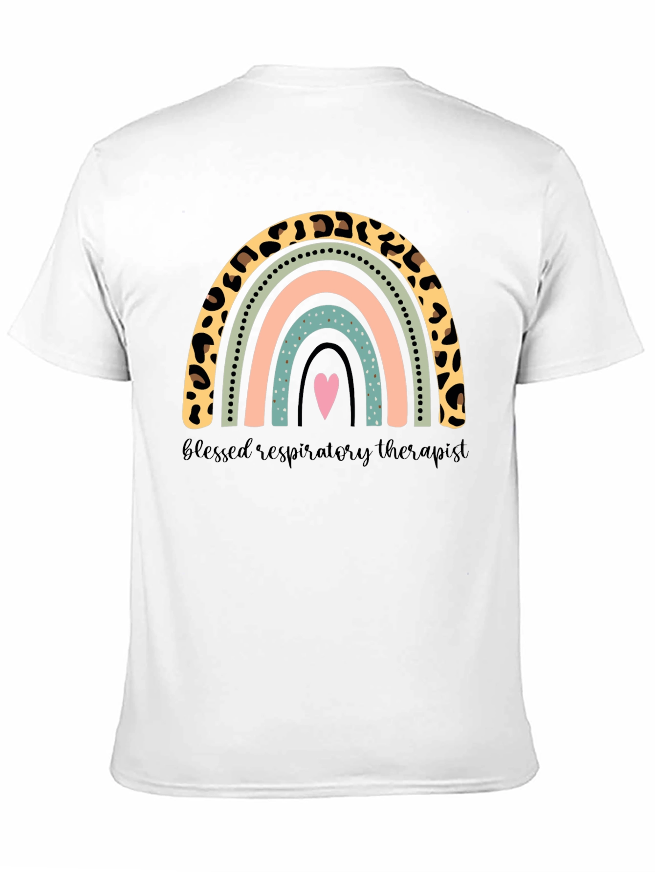 Blessed Respiratory Therapist Rainbow T-Shirt