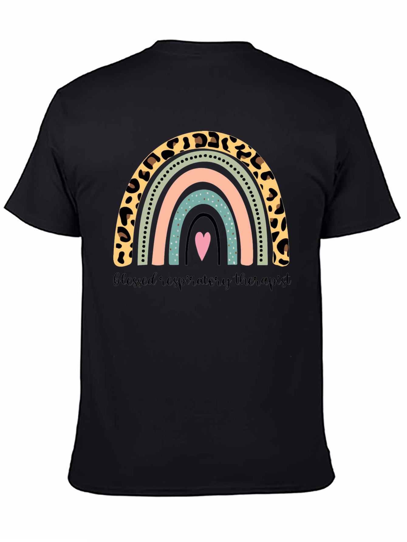 Blessed Respiratory Therapist Rainbow T-Shirt