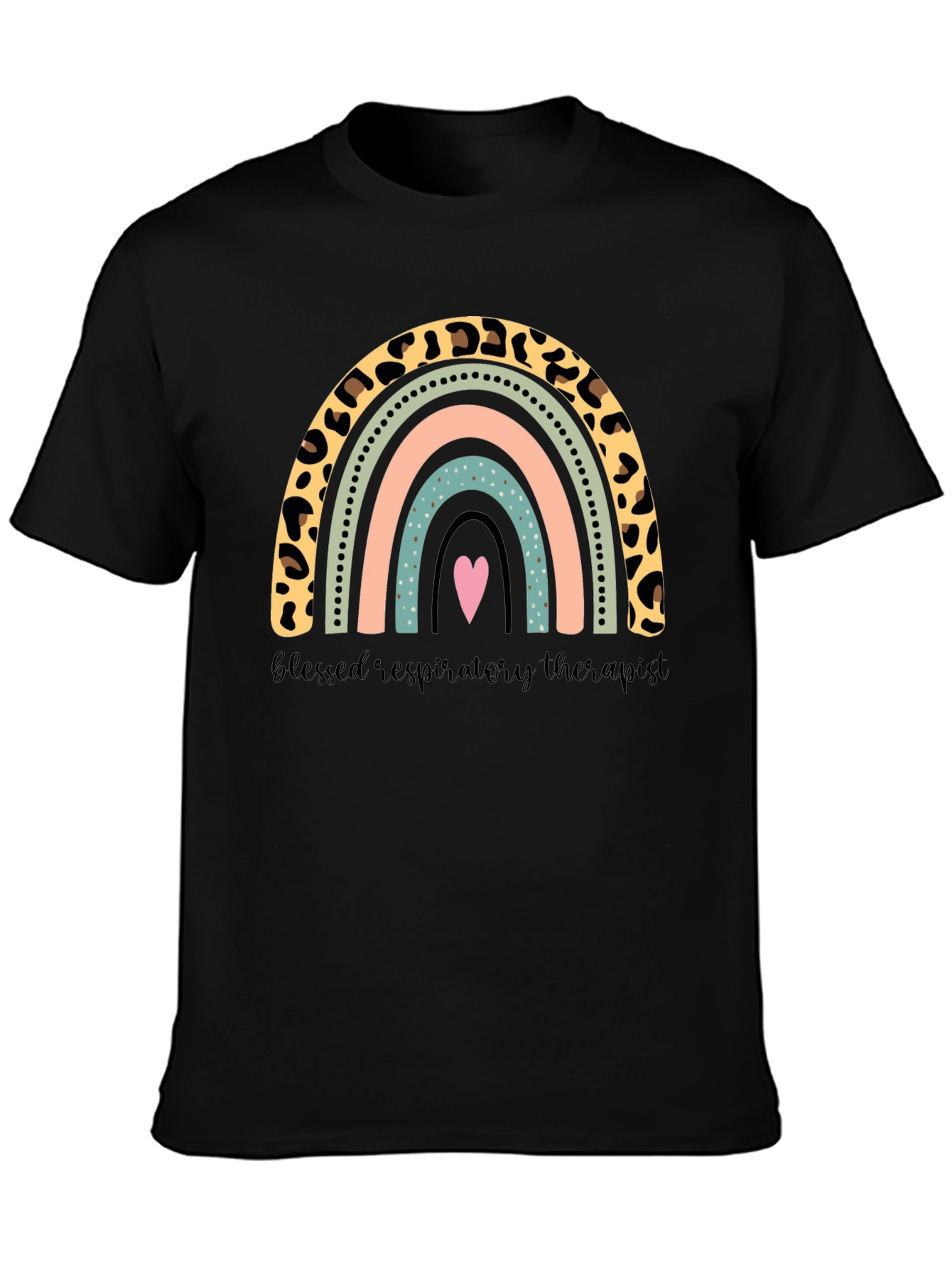 Blessed Respiratory Therapist Rainbow T-Shirt