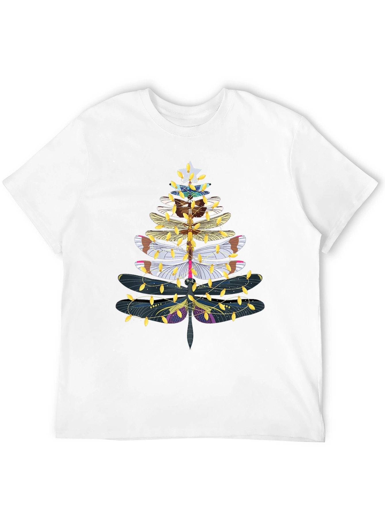 Dragonfly Christmas Tree T-Shirt