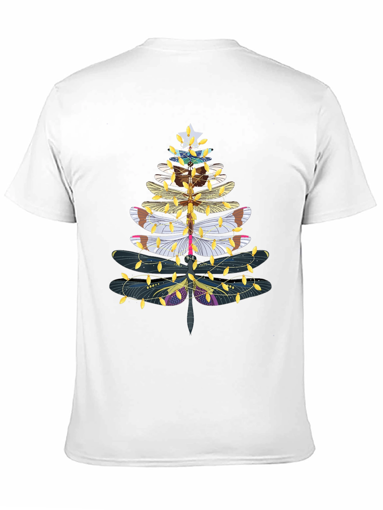 Dragonfly Christmas Tree T-Shirt