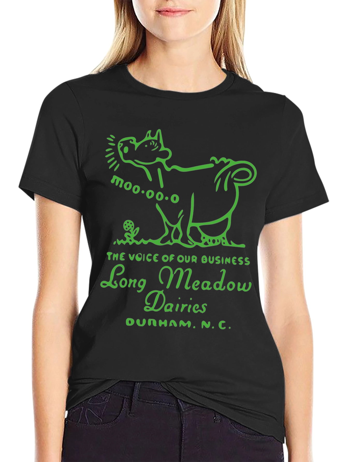 Long Meadow Dairies Cow Graphic Tee