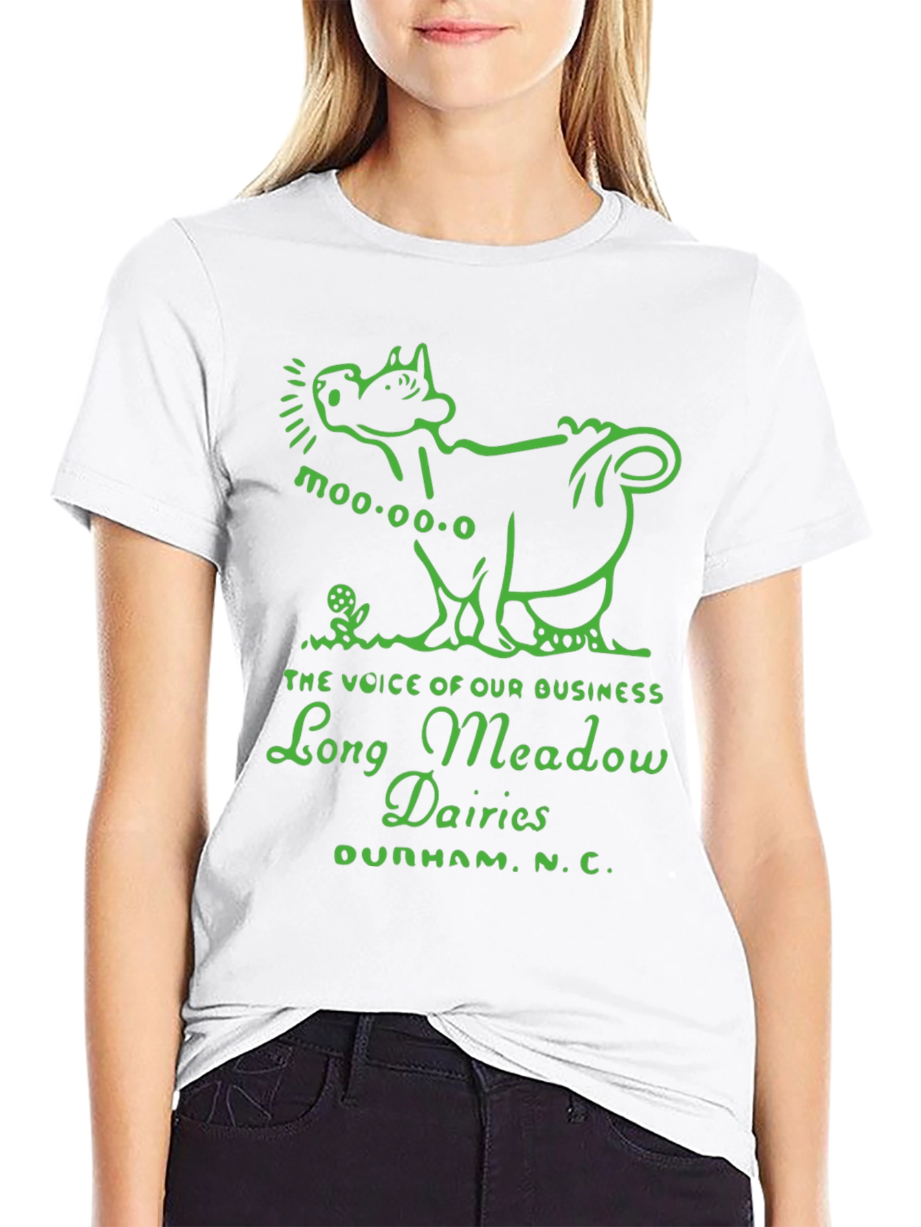 Long Meadow Dairies Cow Graphic Tee
