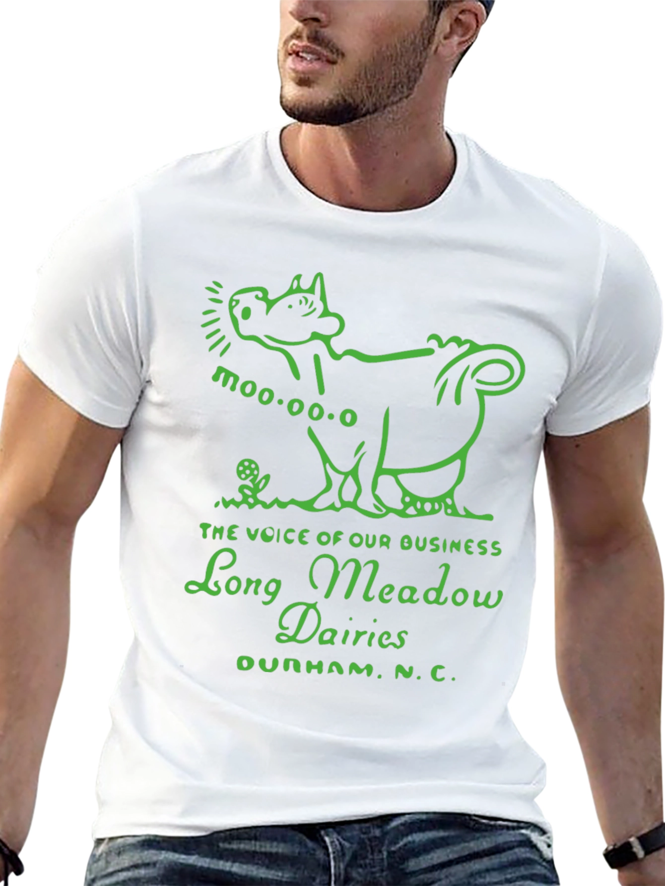 Long Meadow Dairies Cow Graphic Tee