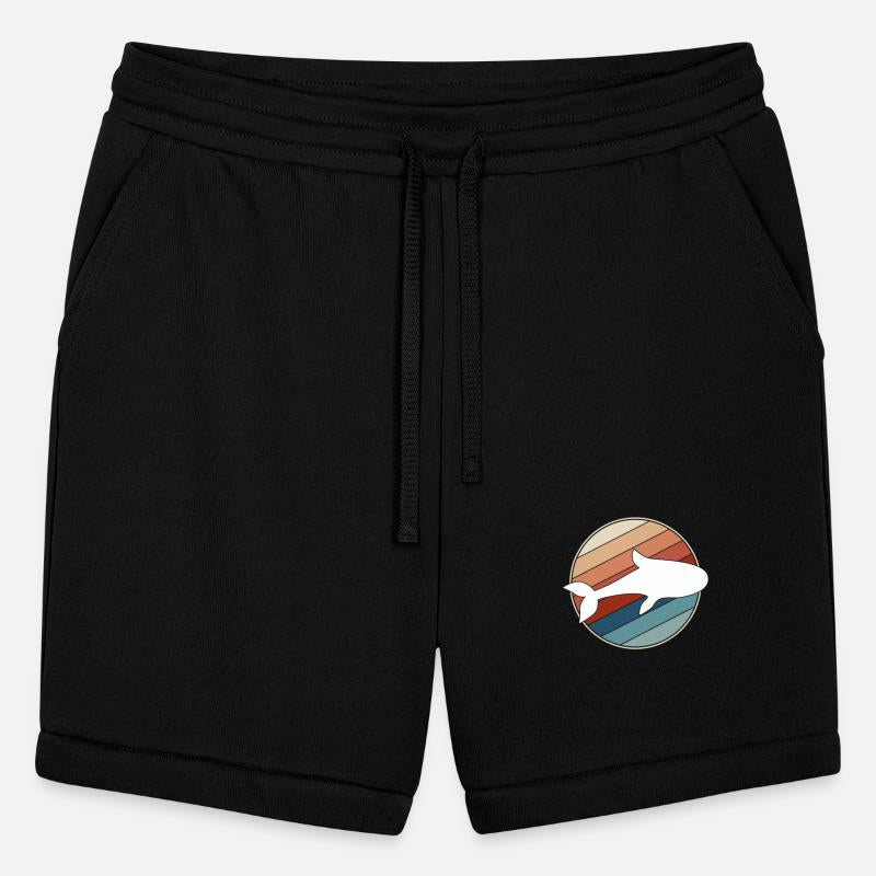 Whale in Retro Style