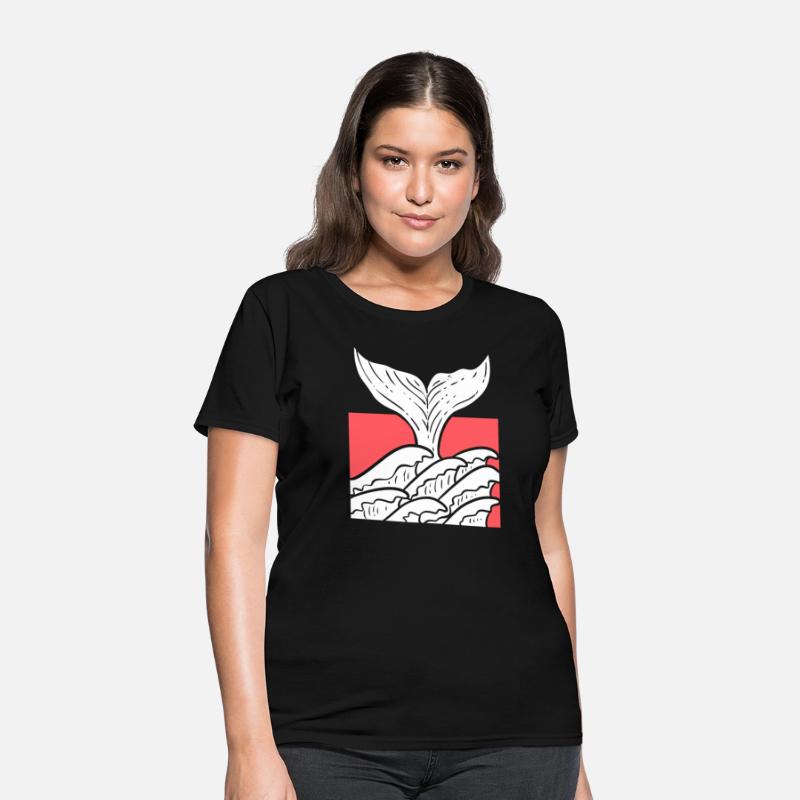 Whale Tail In Sea Waves Marine Biologist