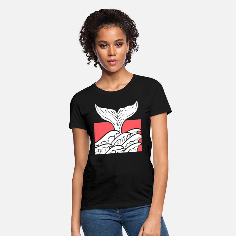 Whale Tail In Sea Waves Marine Biologist