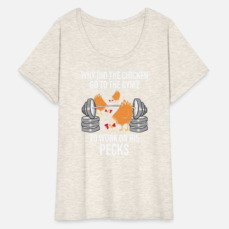 Why Did The Chicken Go To The Gym Animal