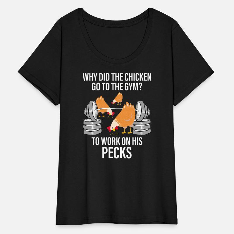 Why Did The Chicken Go To The Gym Animal