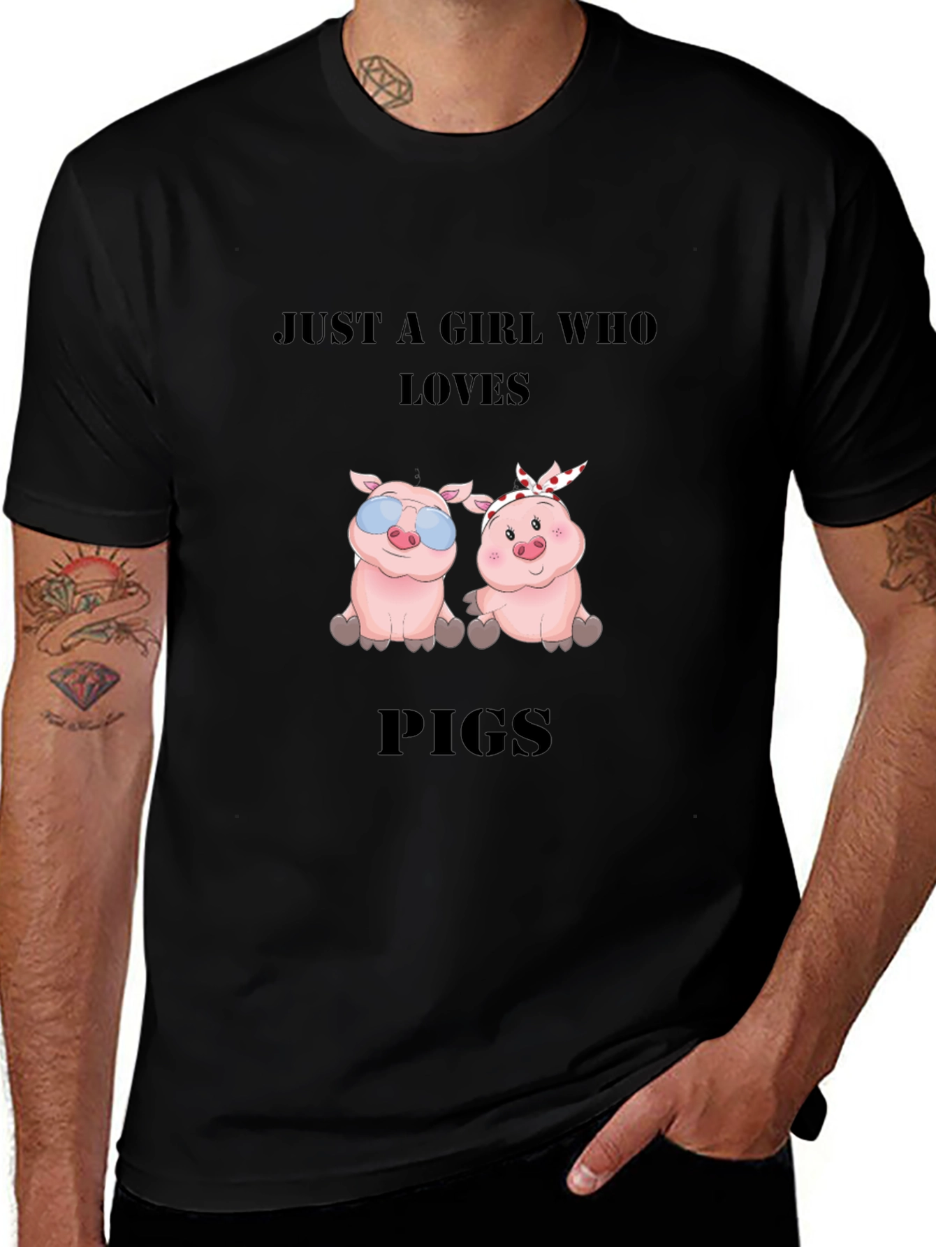 Just a Girl Who Loves Pigs T-Shirt