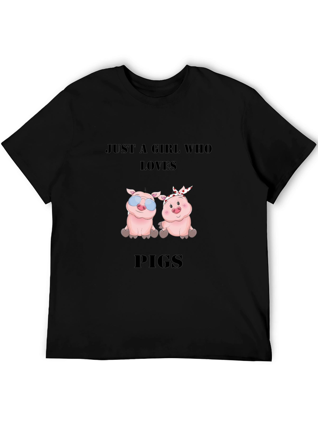 Just a Girl Who Loves Pigs T-Shirt