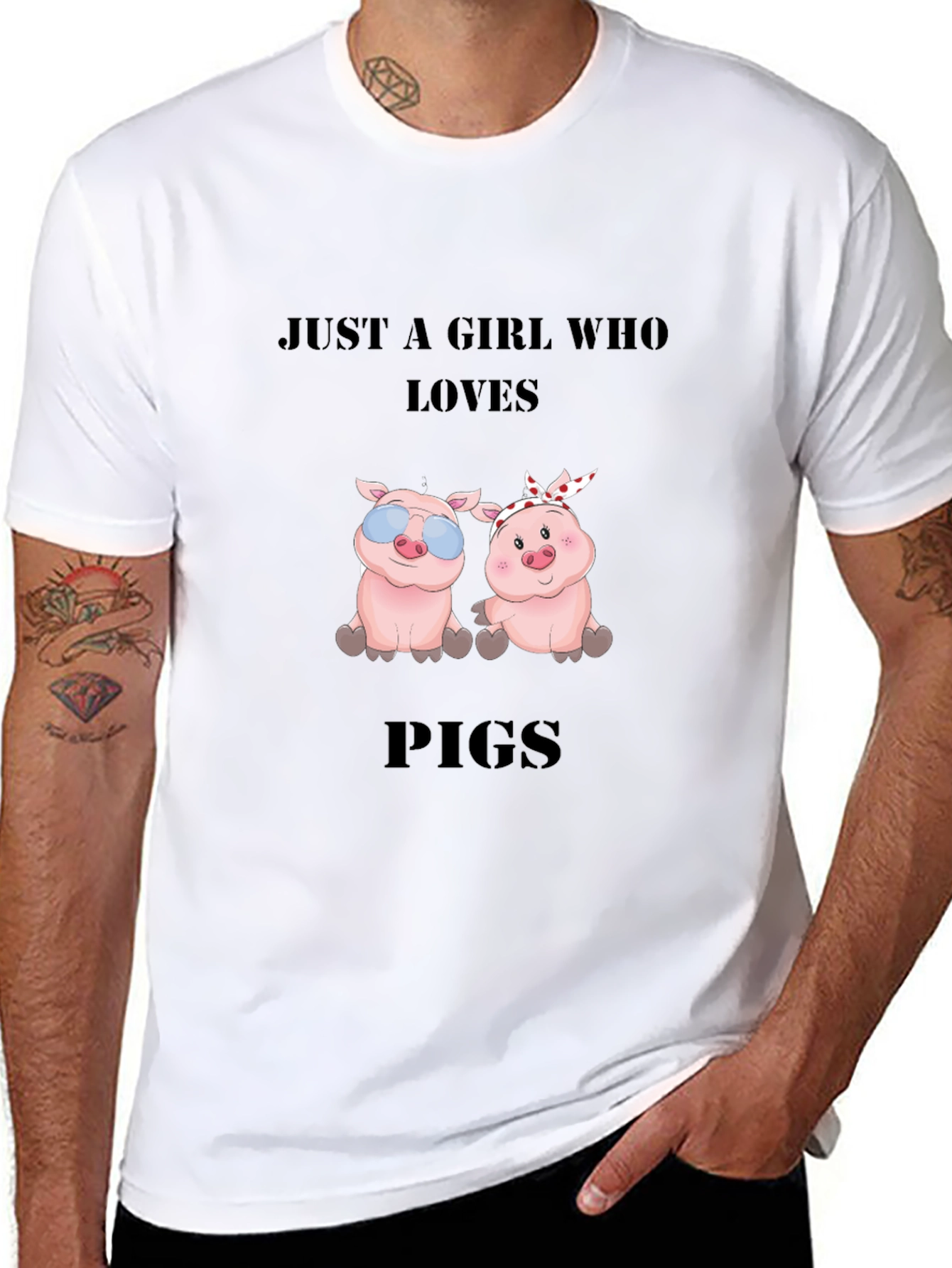 Just a Girl Who Loves Pigs T-Shirt
