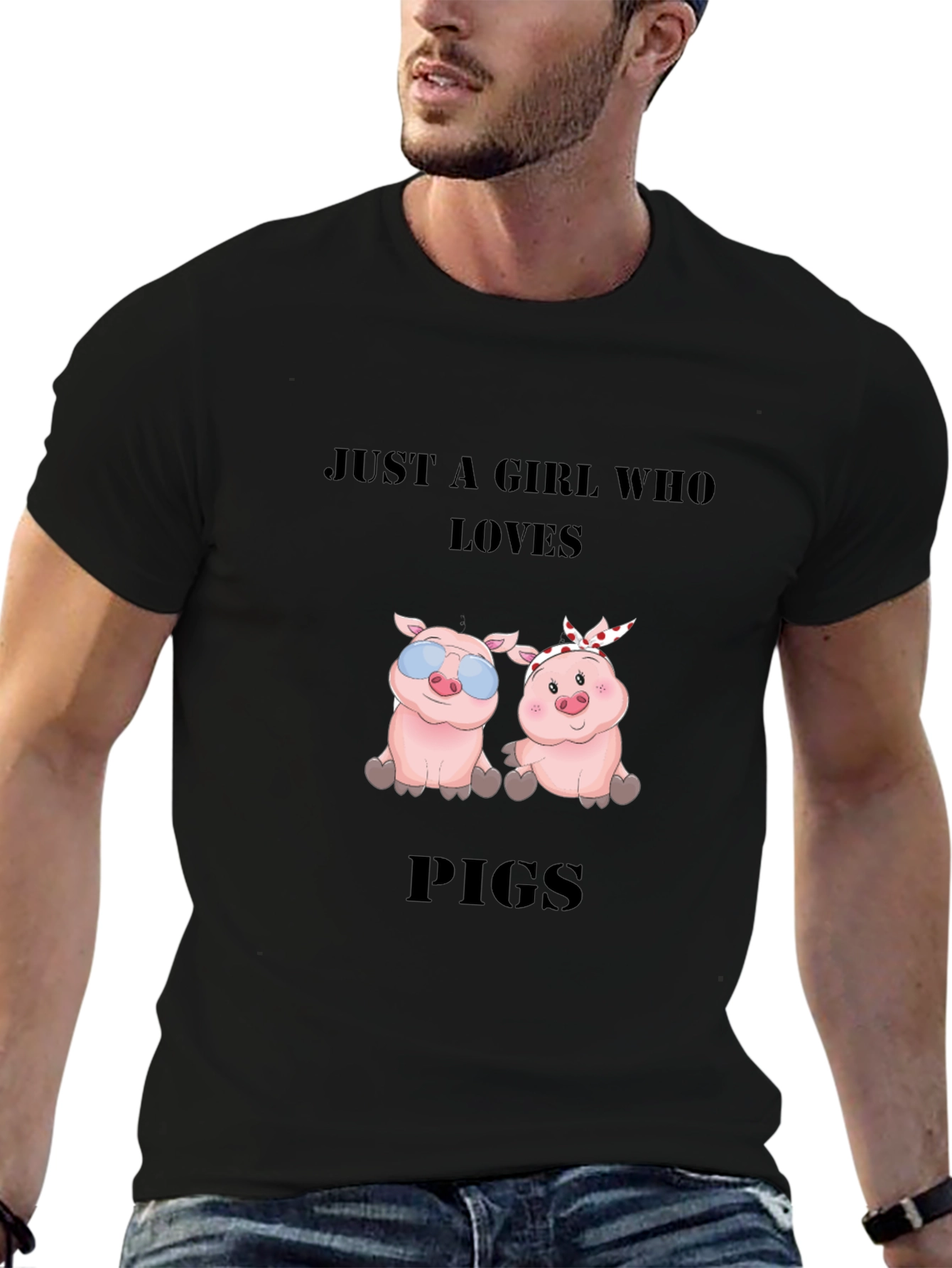 Just a Girl Who Loves Pigs T-Shirt