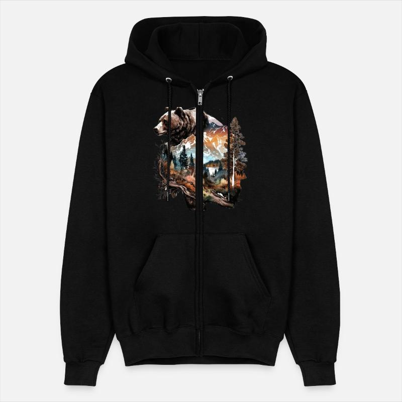 Wild Bear Watercolor Colorful Nature Outdoor 6