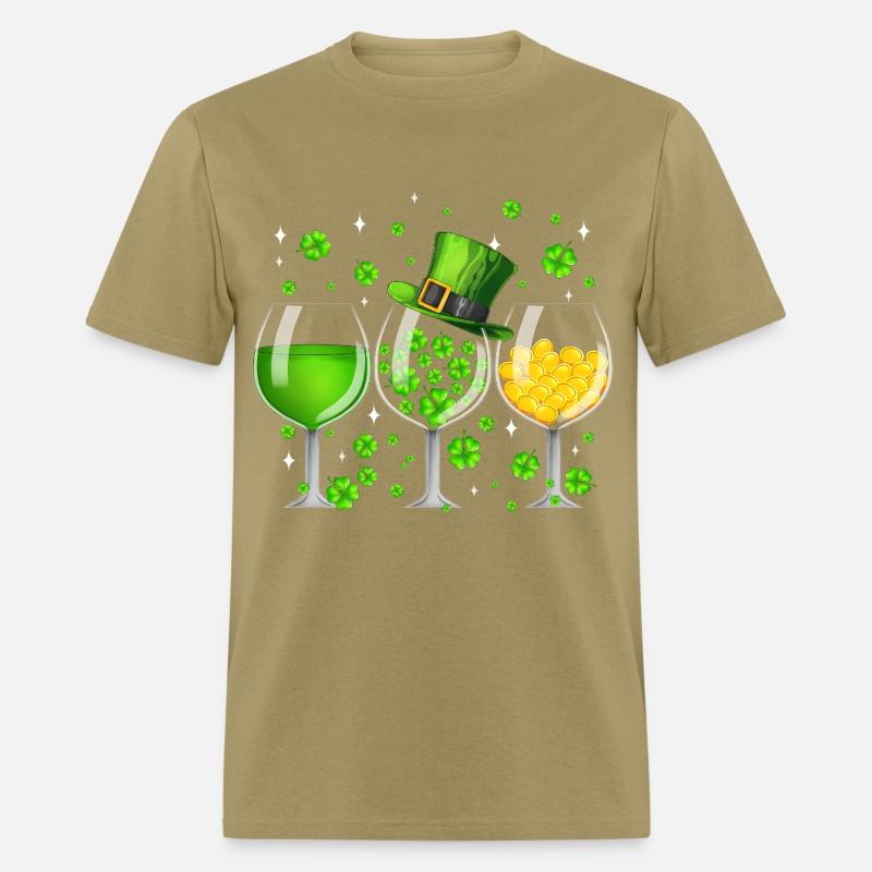 Wine St Patricks Day Shamrock Wine Glasses