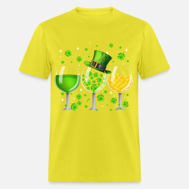 Wine St Patricks Day Shamrock Wine Glasses