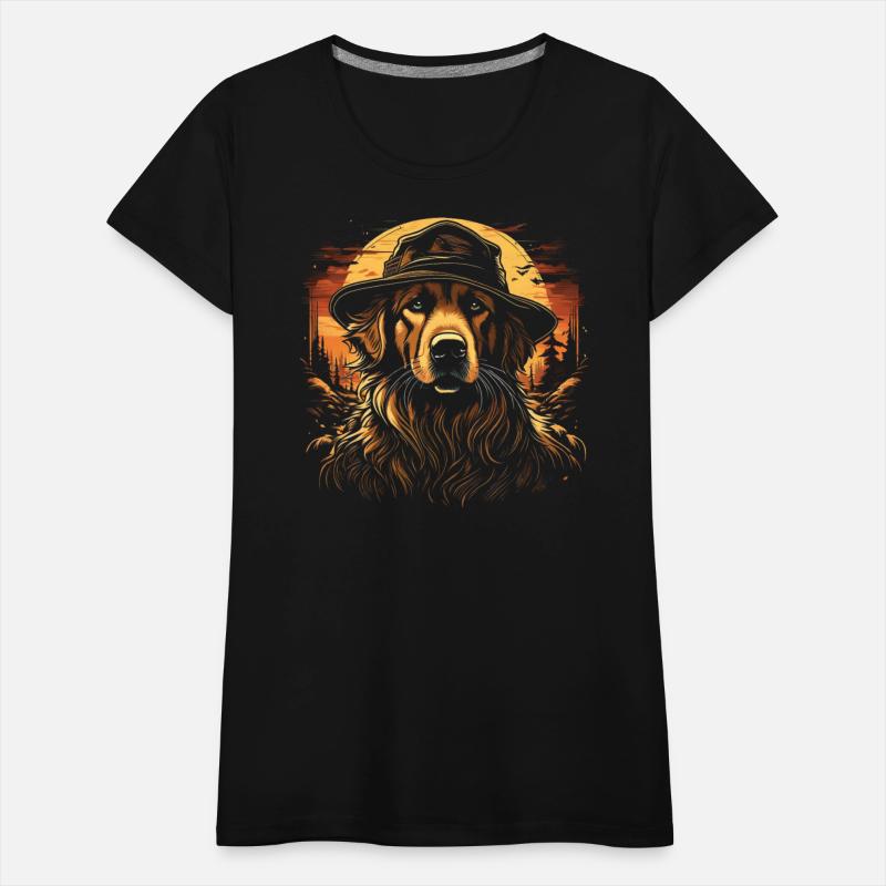 Witchs Best Friend Golden Retriever Halloween