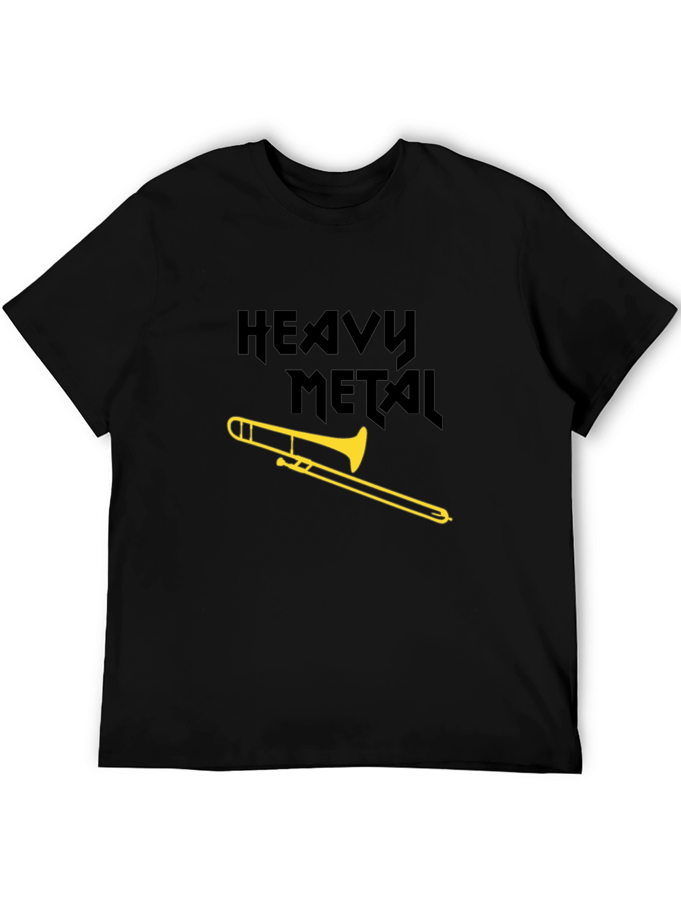 Heavy Metal Trombone Graphic T-Shirt
