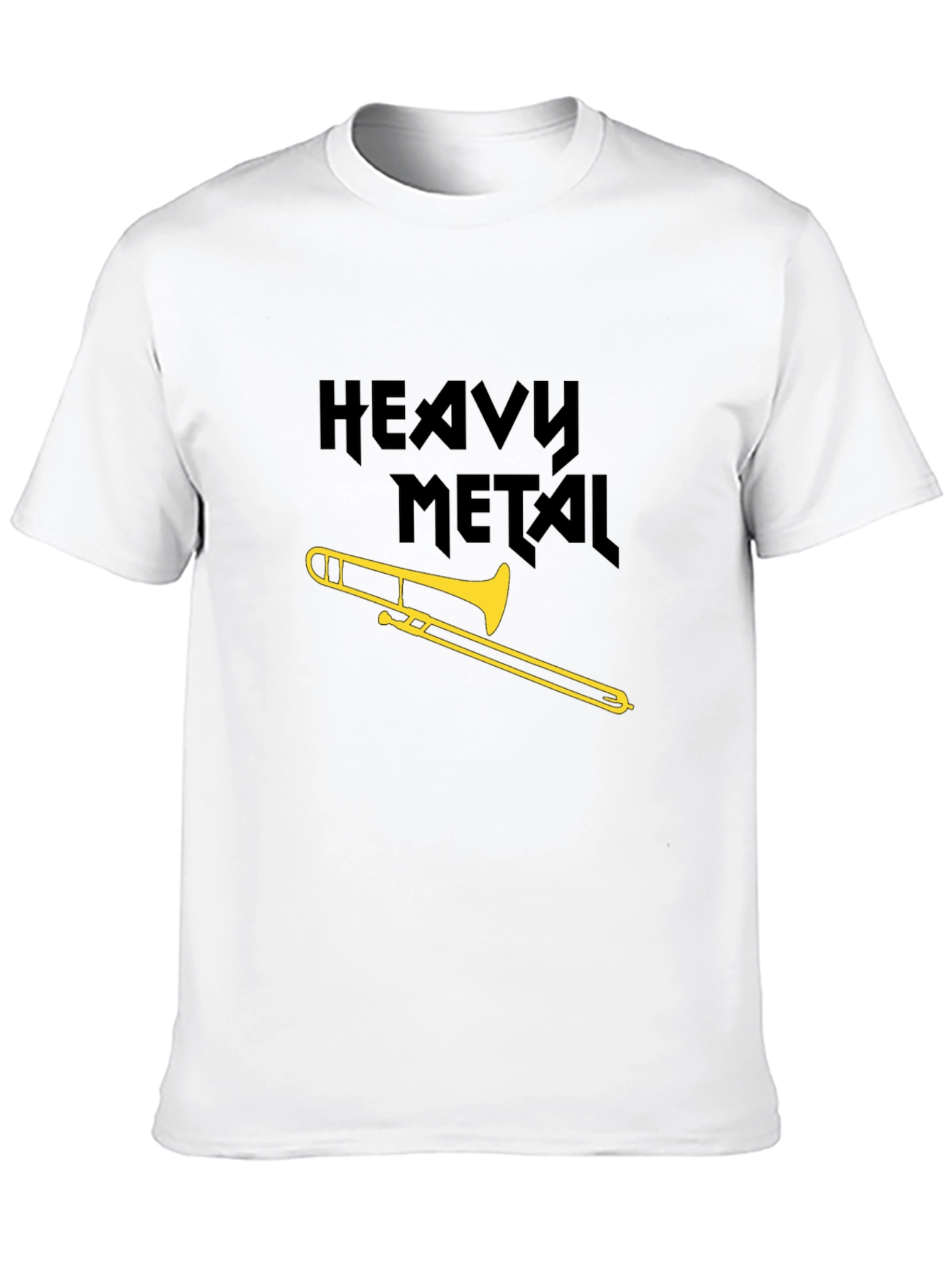 Heavy Metal Trombone Graphic T-Shirt