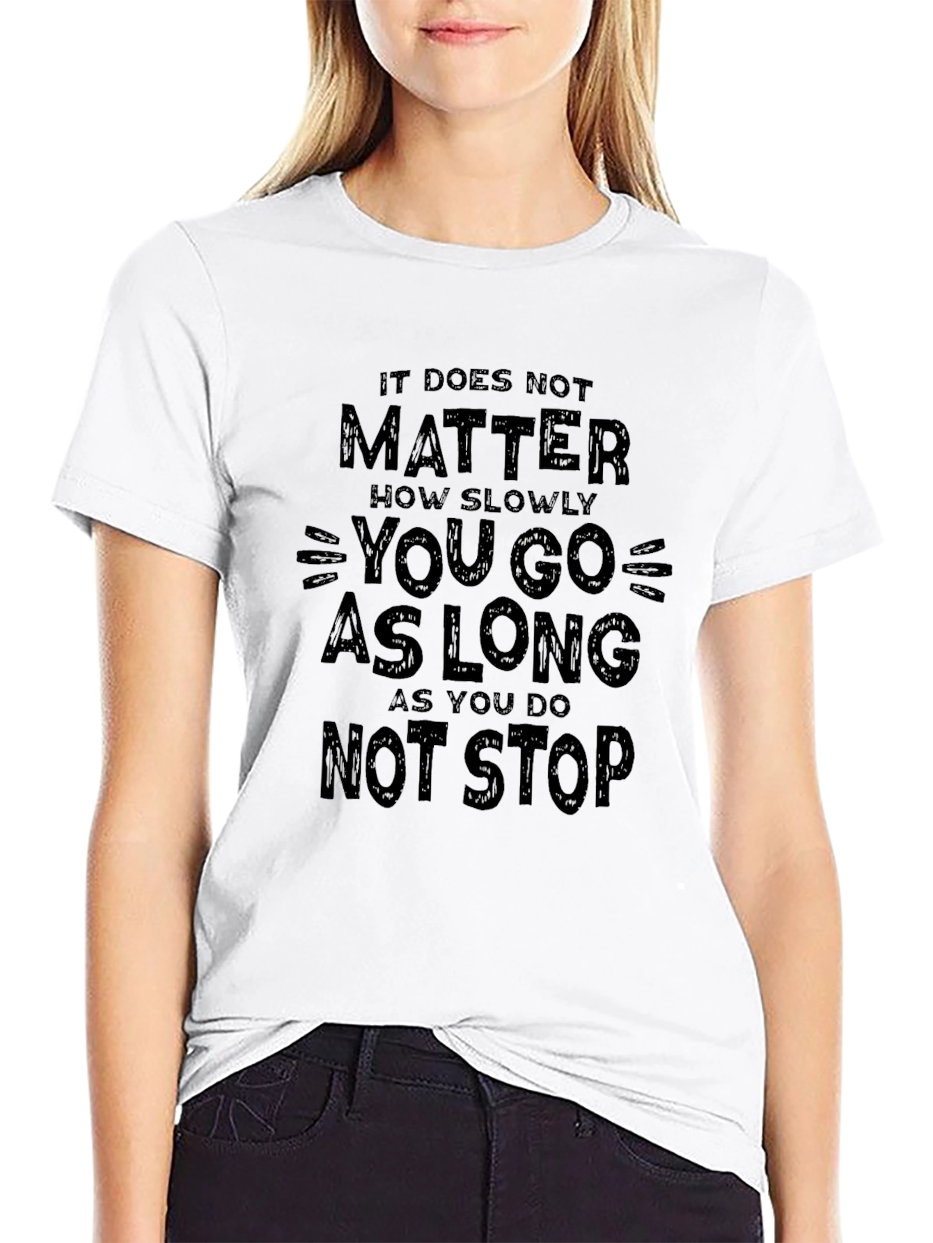 Motivational T-Shirt - Never Stop