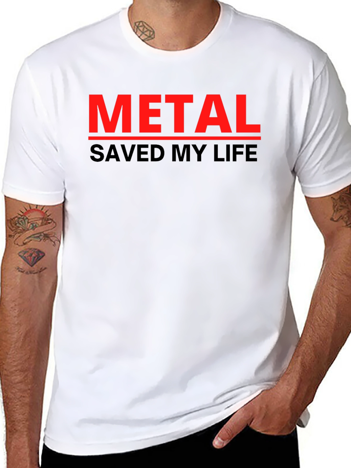 Metal Saved My Life Graphic Tee