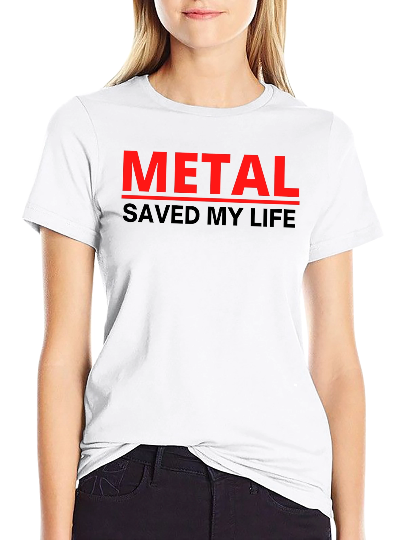 Metal Saved My Life Graphic Tee