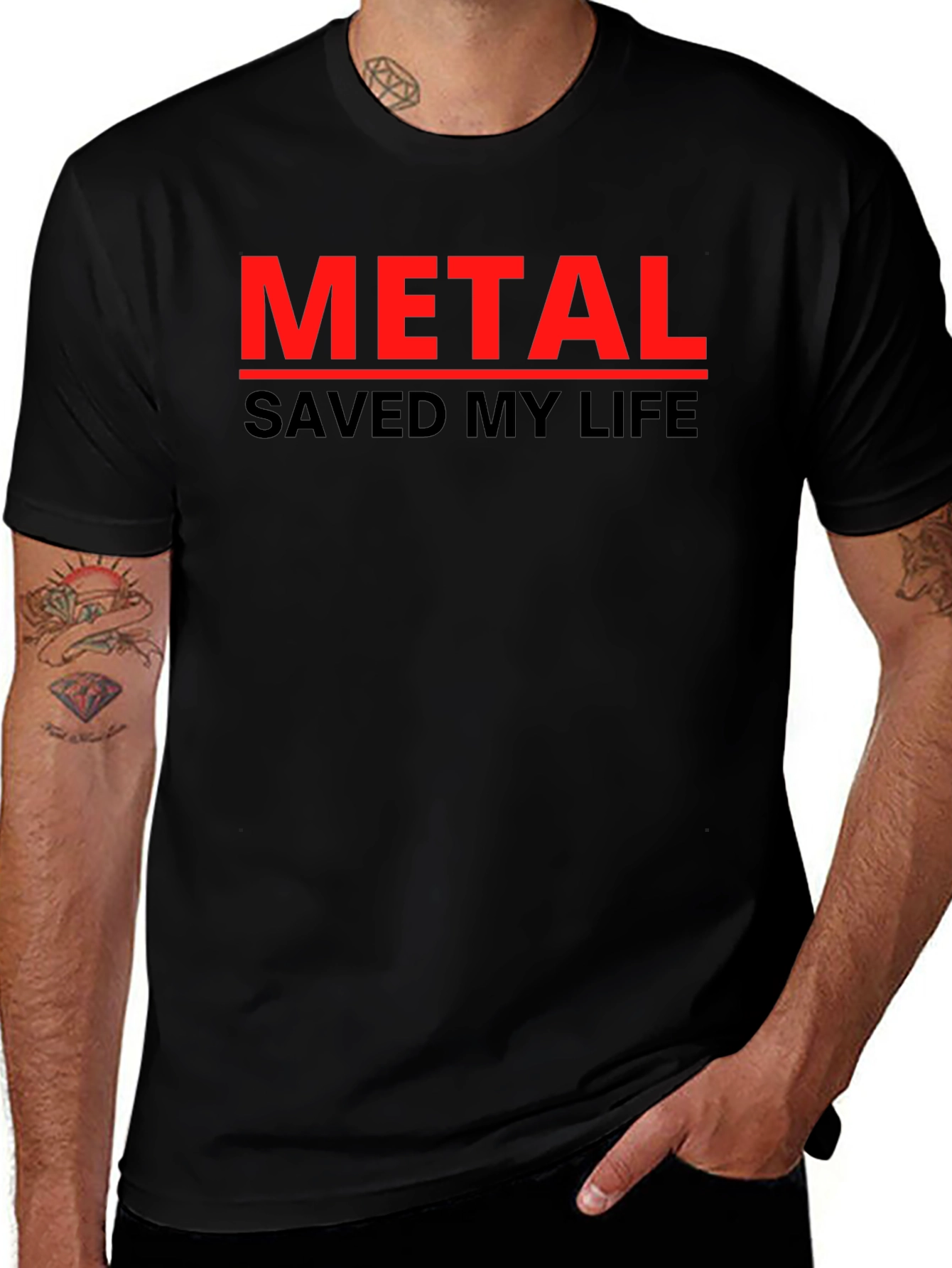 Metal Saved My Life Graphic Tee