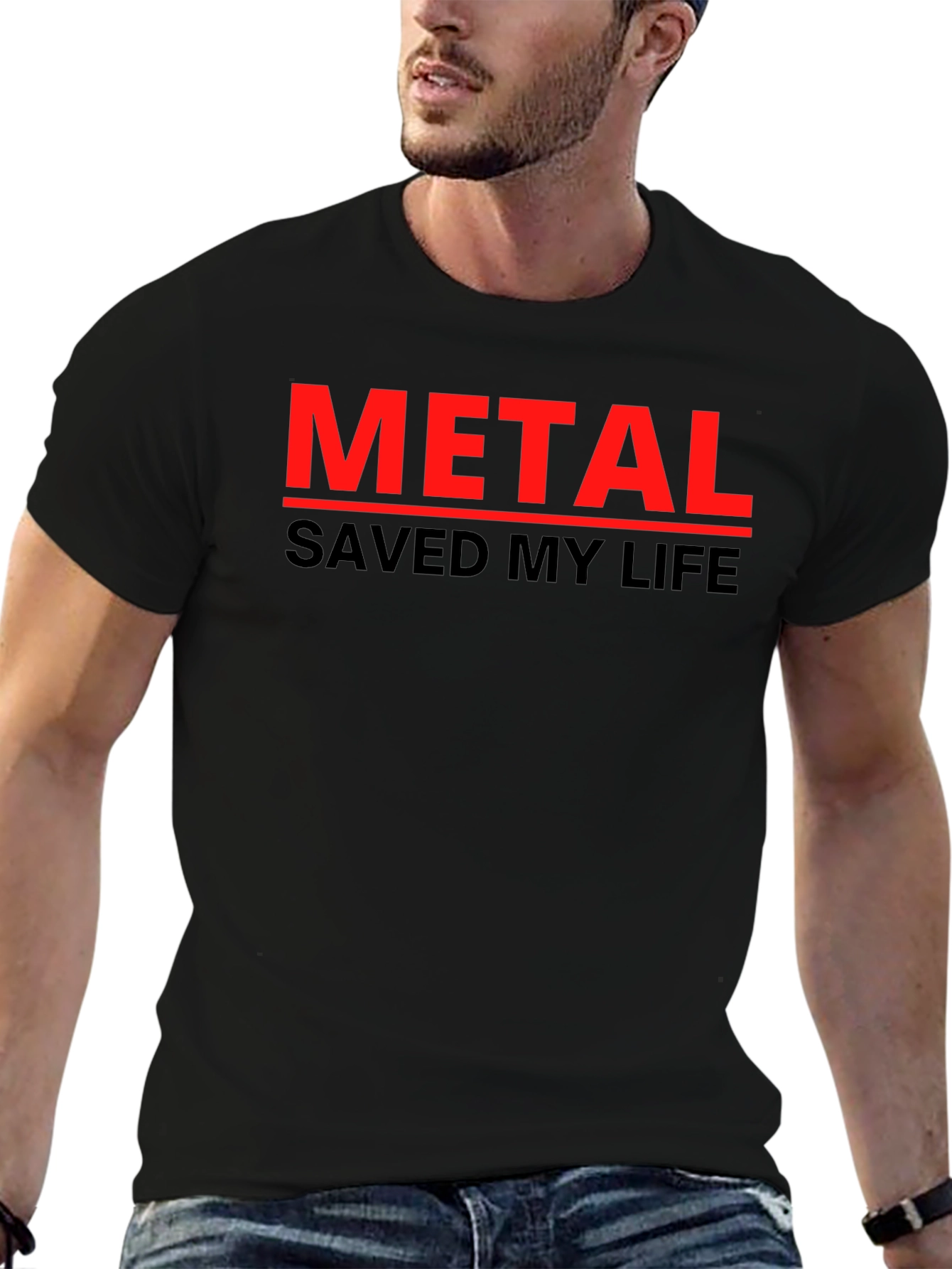Metal Saved My Life Graphic Tee