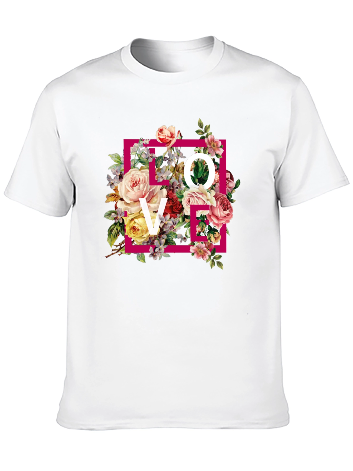 Floral Love Graphic T-Shirt - Stylish & Trendy